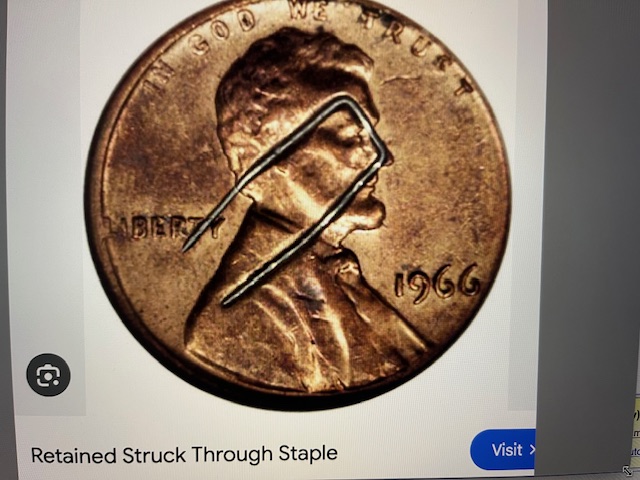 1951-D-Lincoln-Cent-Struck-Through-Staple